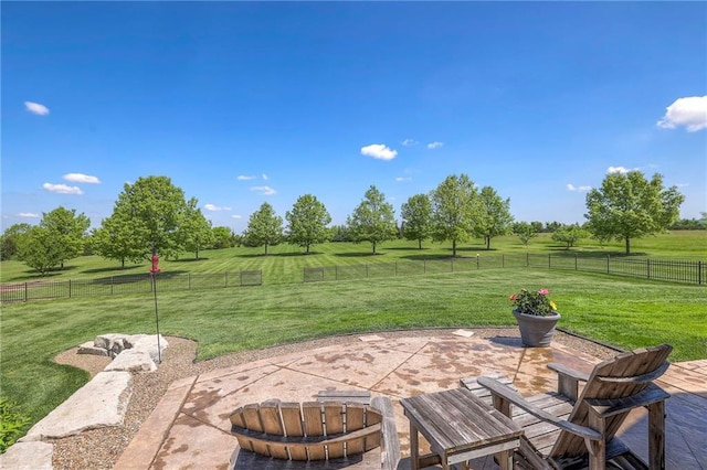 18670 W 248th St, Paola, KS 66071 - view of patio / terrace featuring a view of countryside
