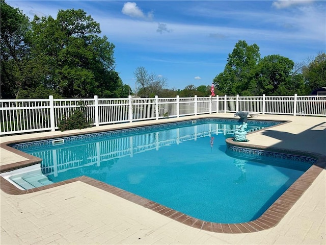 2317 Rhonda Rd, Excelsior Springs, MO 64024 - view of swimming pool featuring fence and a patio