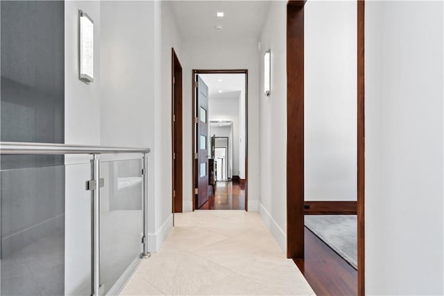 10712 W 165th St, Overland Park, KS 66221 - corridor with tile patterned flooring and baseboards