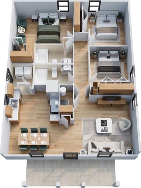 view of layout