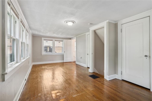 7227 Jefferson St, Kansas City, MO 64114 - empty room featuring hardwood / wood-style floors and baseboards