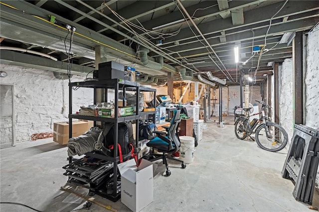 7227 Jefferson St, Kansas City, MO 64114 - view of unfinished below grade area