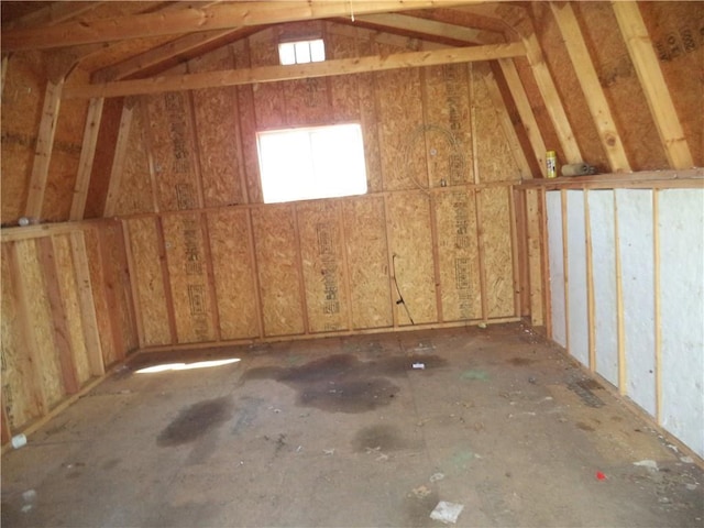 view of storage room
