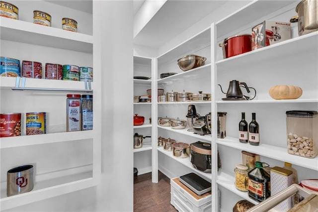 view of pantry