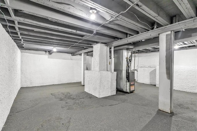 2723 Kimball Ave, Kansas City, KS 66104 - unfinished basement featuring heating unit