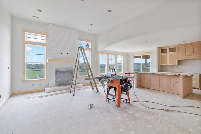 living room with baseboards