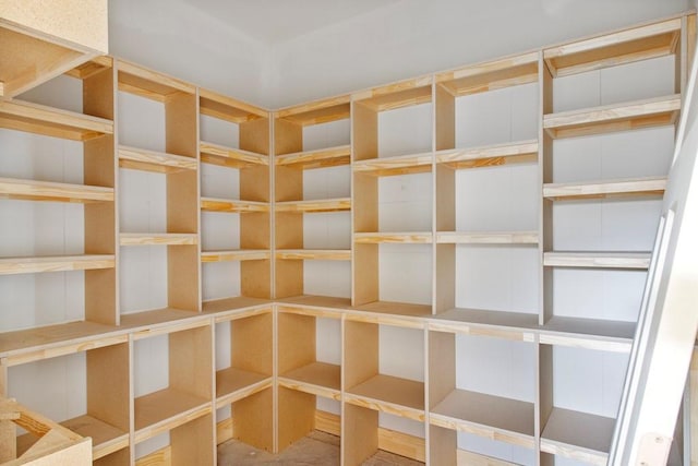 view of storage room