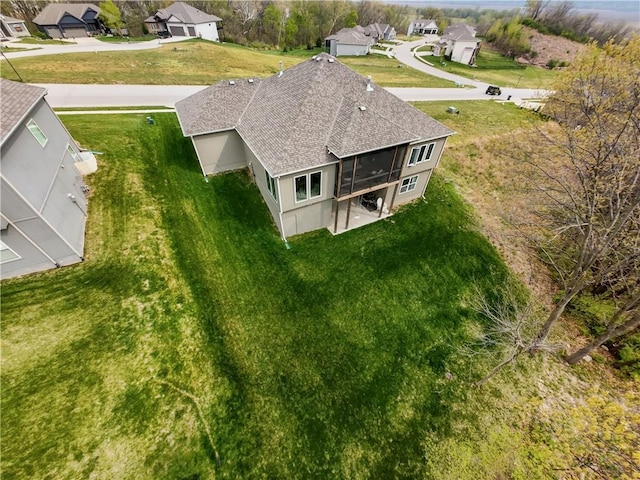 5566 Thousand Oaks Dr, Parkville, MO 64152 - aerial view featuring a residential view