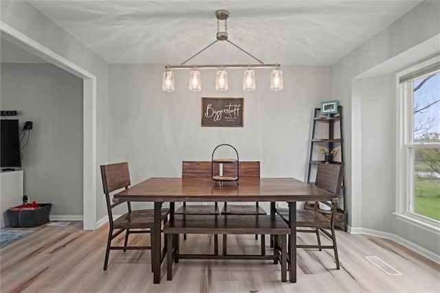 28274 W 311th St, Paola, KS 66071 - dining area with light wood-type flooring