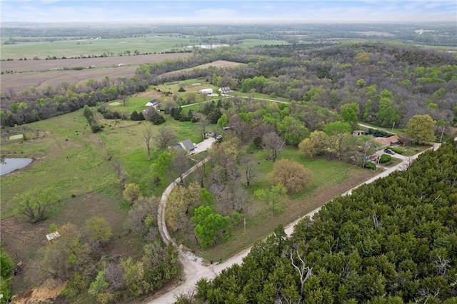 28274 W 311th St, Paola, KS 66071 - aerial view of property's location with rural landscape