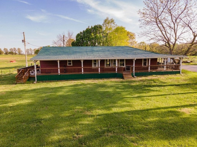 view of horse barn