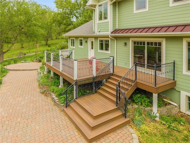 8725 Nebo Hills Rd, Liberty, MO 64068 - deck featuring stairs