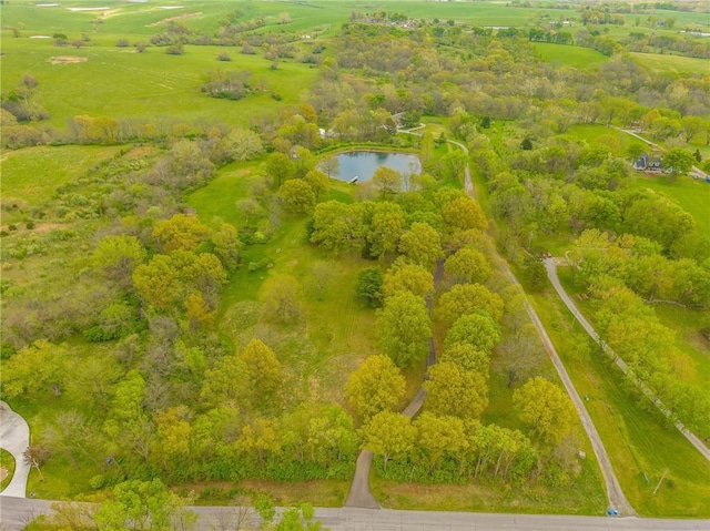8725 Nebo Hills Rd, Liberty, MO 64068 - aerial view with a water view