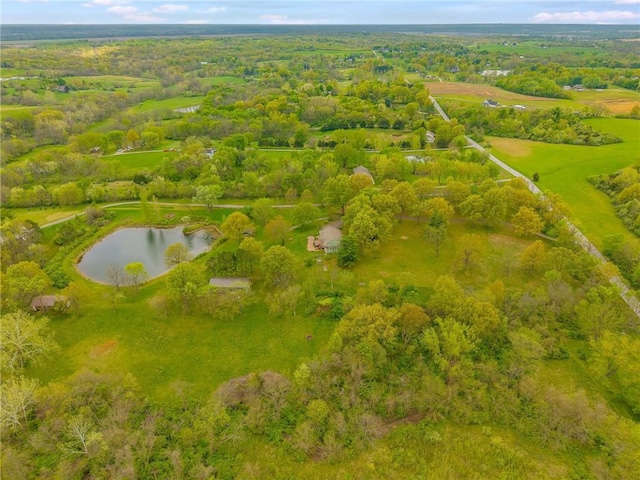 8725 Nebo Hills Rd, Liberty, MO 64068 - bird's eye view featuring a water view