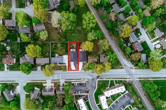 view of property location with property parcel outlined