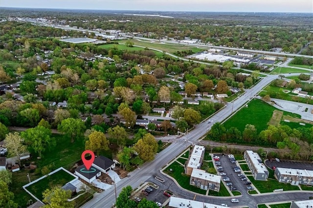aerial view
