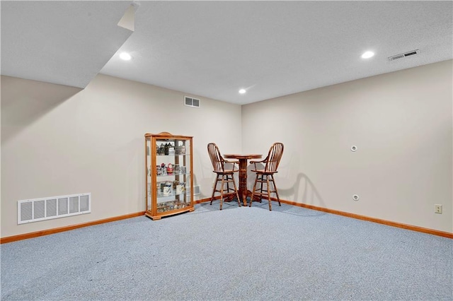 6600 W 125th Ter, Overland Park, KS 66209 - dining area featuring carpet flooring, baseboards, and recessed lighting
