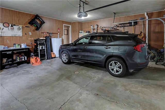 1400 SW 8th Ter, Lees Summit, MO 64081 - garage featuring wood walls
