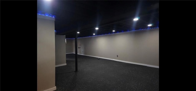 11115 E 35th Ter S, Independence, MO 64052 - finished below grade area featuring baseboards and recessed lighting