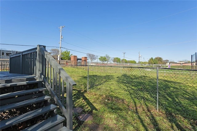 206 SW 22nd St, Blue Springs, MO 64015 - view of yard with a wooden deck and fence