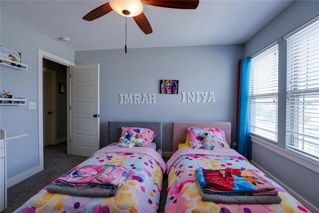 1008 SW Whippoorwill Ln, Oak Grove, MO 64075 - bedroom with carpet and a ceiling fan
