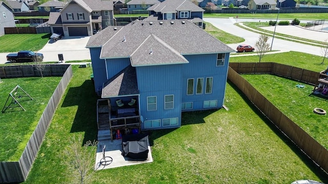 1008 SW Whippoorwill Ln, Oak Grove, MO 64075 - aerial perspective of suburban area