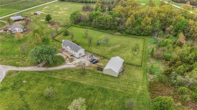 12448 NW Blackwood Dr, Adrian, MO 64720 - bird's eye view featuring a rural view