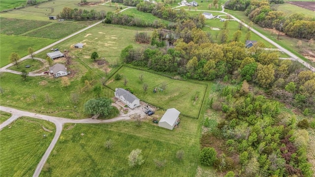 12448 NW Blackwood Dr, Adrian, MO 64720 - aerial view with a rural view