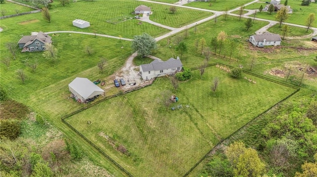 12448 NW Blackwood Dr, Adrian, MO 64720 - bird's eye view with a rural view