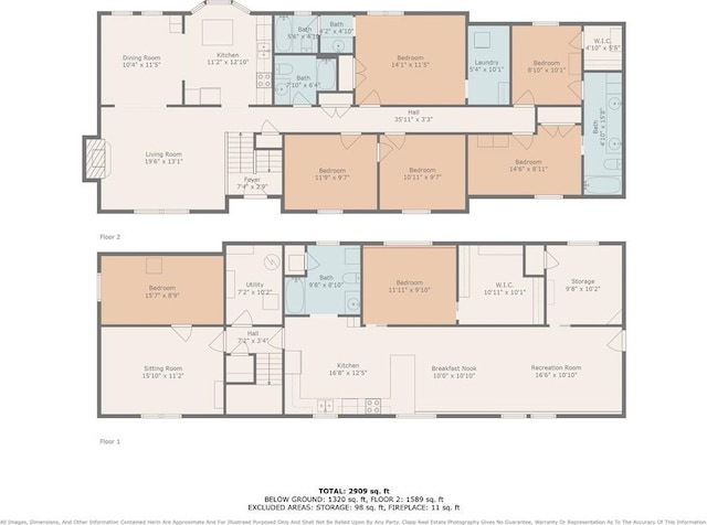 12448 NW Blackwood Dr, Adrian, MO 64720 - floor plan