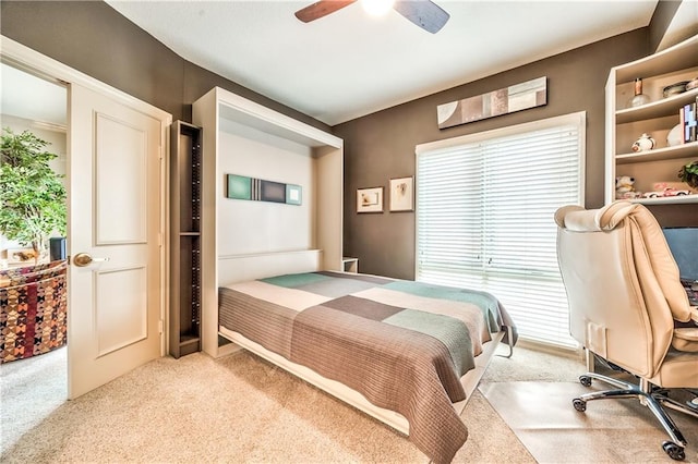 4949 Wornall Rd Unit 203, Kansas City, MO 64112 - bedroom featuring carpet floors and ceiling fan
