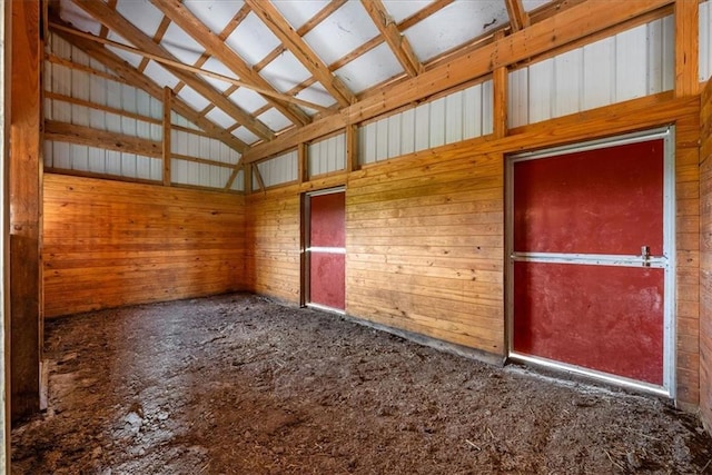 view of horse barn