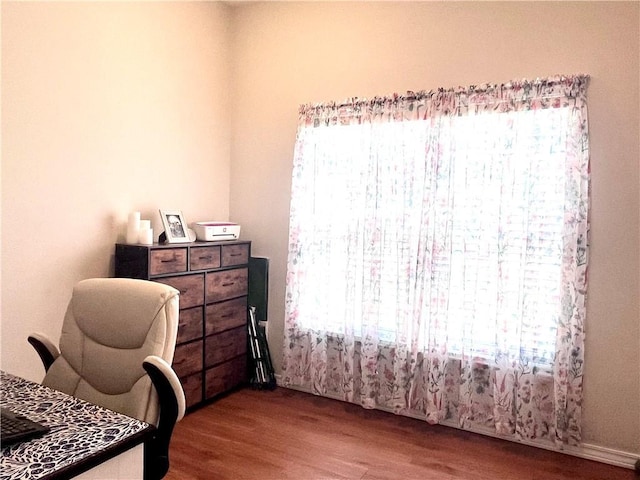428 W Sycamore St, Nevada, MO 64772 - office featuring wood finished floors and healthy amount of natural light