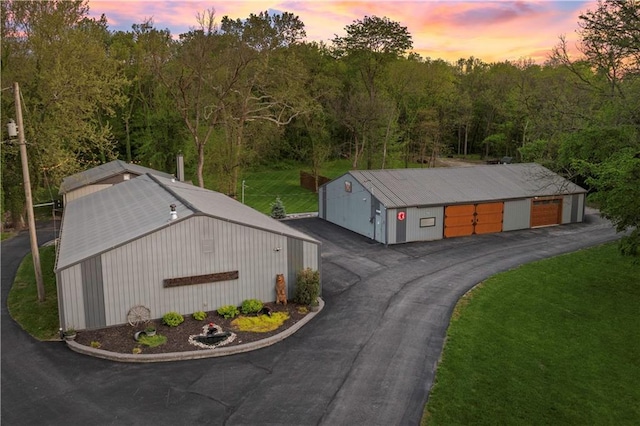 11155 Hubbard Rd, Kansas City, KS 66109 - view from above of property featuring a forest