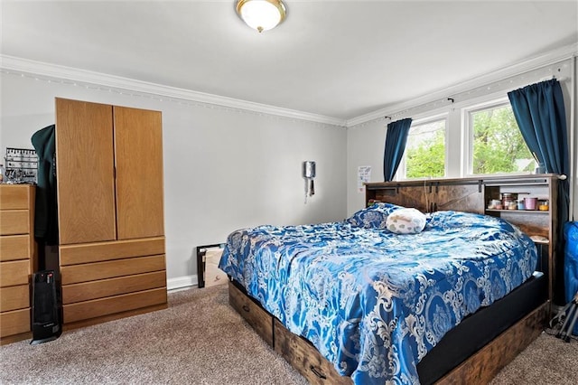 510 E Park St, Olathe, KS 66061 - bedroom with carpet flooring and crown molding