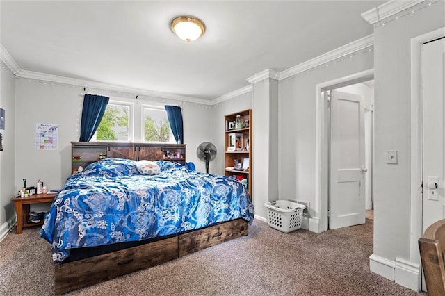 510 E Park St, Olathe, KS 66061 - bedroom featuring carpet and crown molding
