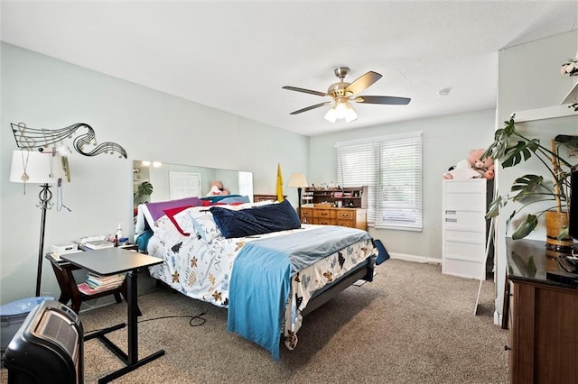 510 E Park St, Olathe, KS 66061 - bedroom featuring carpet and ceiling fan