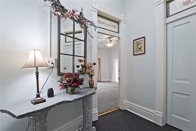 510 E Park St, Olathe, KS 66061 - corridor with dark carpet