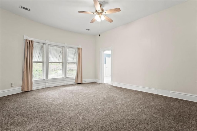 510 E Park St, Olathe, KS 66061 - spare room with carpet flooring and a ceiling fan