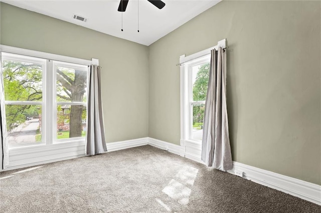 510 E Park St, Olathe, KS 66061 - carpeted spare room featuring ceiling fan