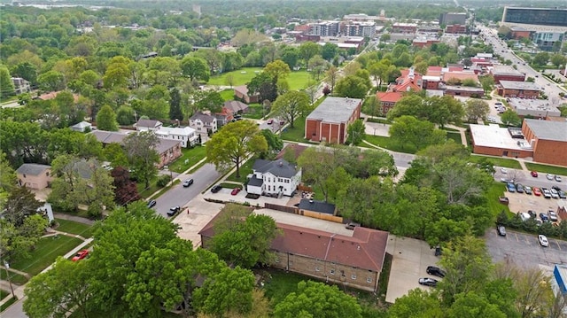 510 E Park St, Olathe, KS 66061 - aerial view of property and surrounding area
