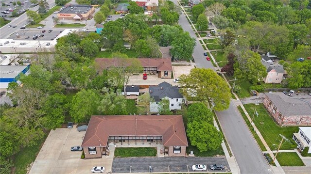 510 E Park St, Olathe, KS 66061 - aerial view of property's location with nearby suburban area