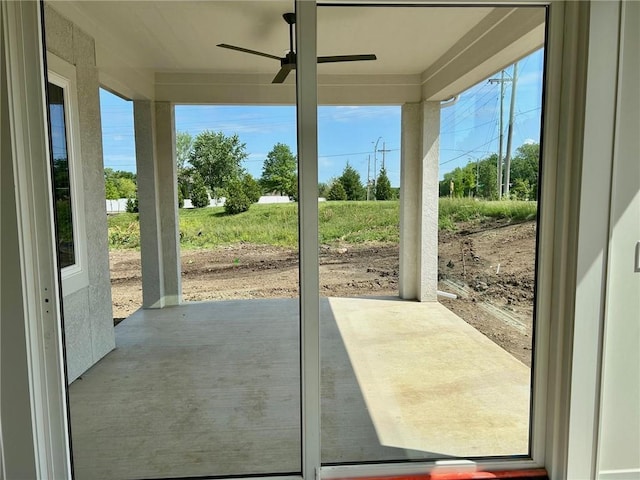 10303 W 151st Ter, Overland Park, KS 66221 - view of patio / terrace with a ceiling fan