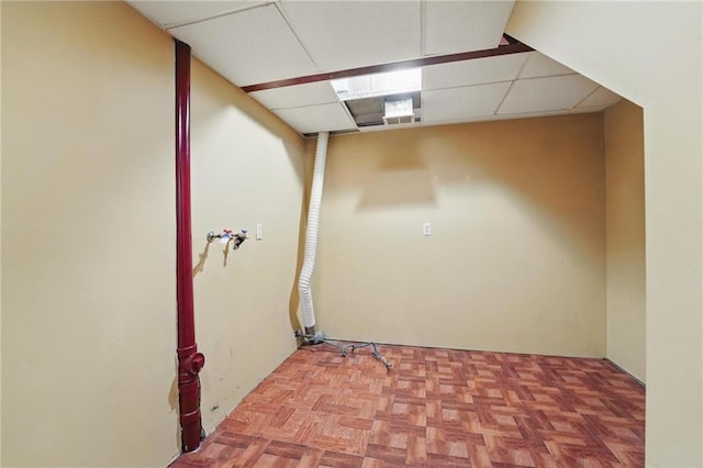 10503 W 50th Ter, Shawnee, KS 66203 - hall featuring a paneled ceiling