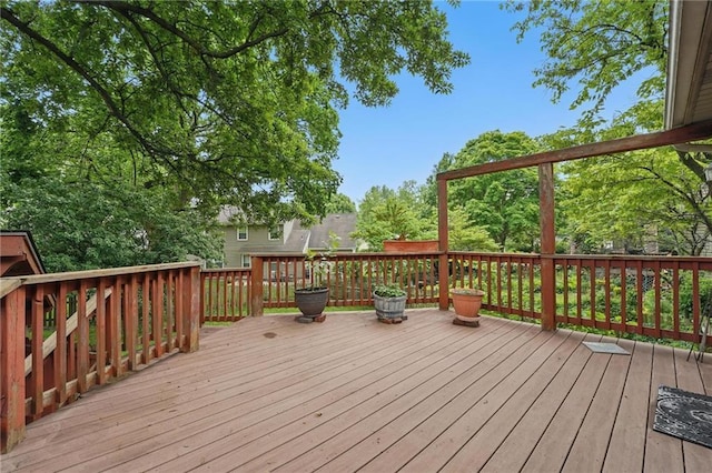 10503 W 50th Ter, Shawnee, KS 66203 - view of wooden terrace