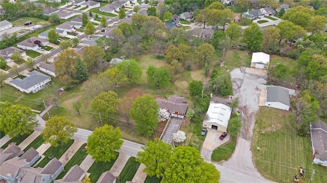 8416 Westridge Rd, Raytown, MO 64138 - drone / aerial view with a residential view