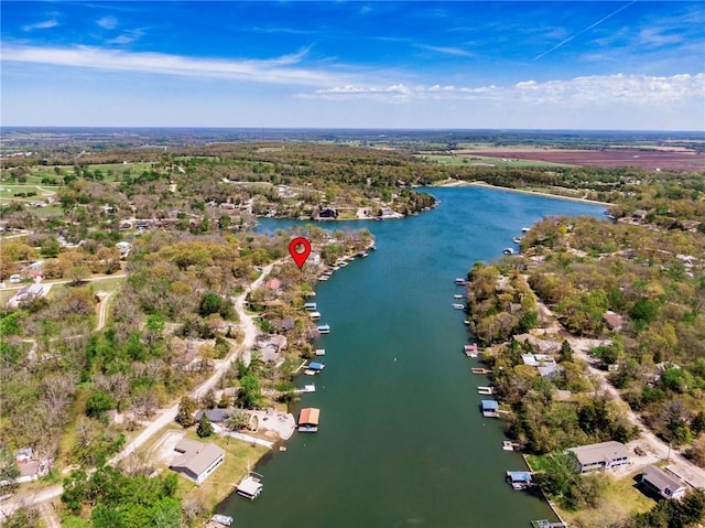 521 W Sugar Lake Dr, Mound City, KS 66056 - view of property location with a nearby body of water