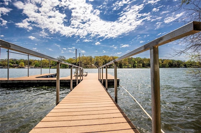 521 W Sugar Lake Dr, Mound City, KS 66056 - dock area with a water view