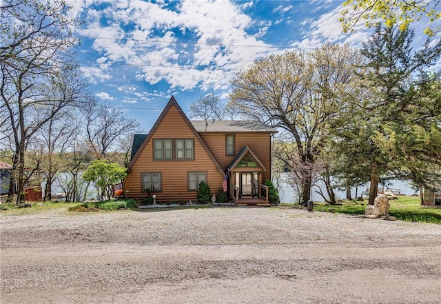 521 W Sugar Lake Dr, Mound City, KS 66056 - view of a-frame home