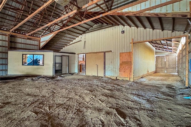 4353 NW State Route Ff, Adrian, MO 64720 - miscellaneous room with high vaulted ceiling